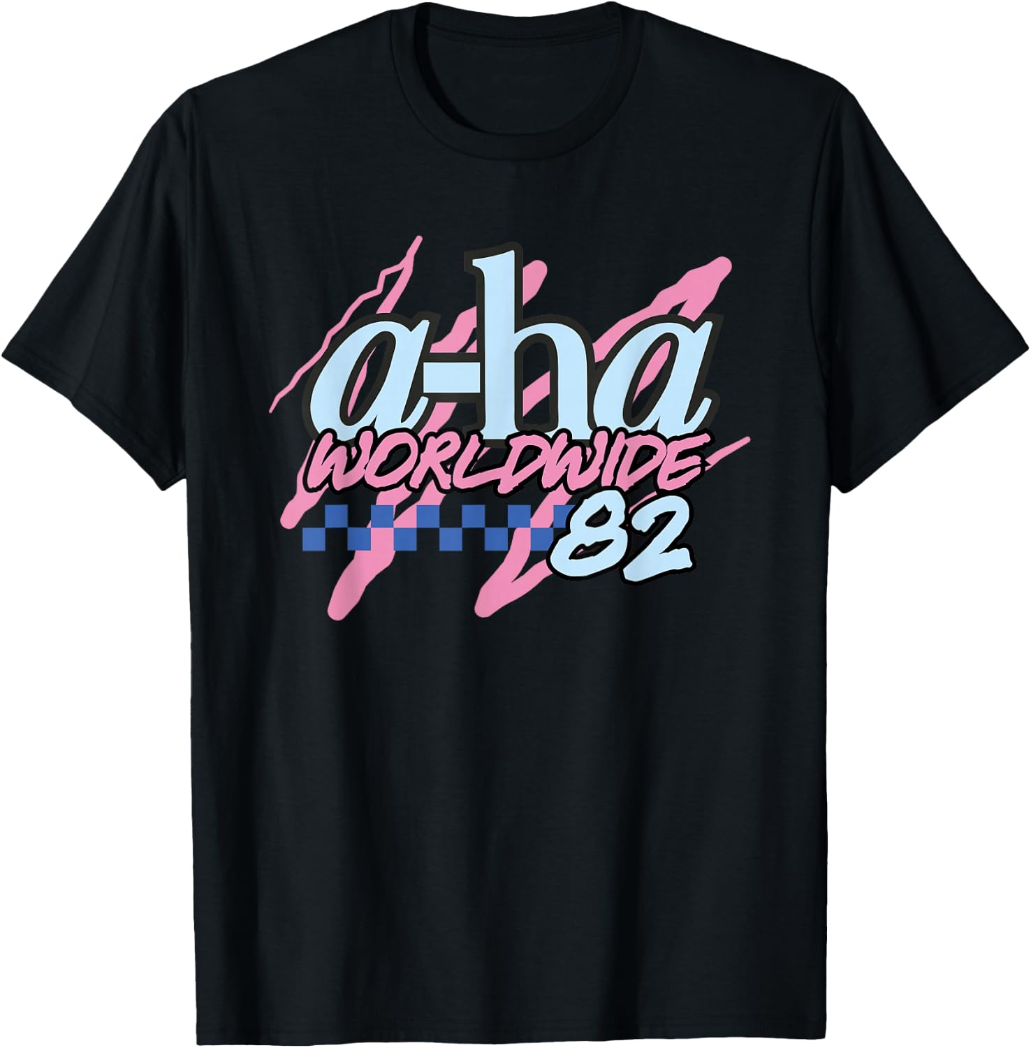 A-Ha '82 Worldwide T-Shirt - T-Shirt | Black