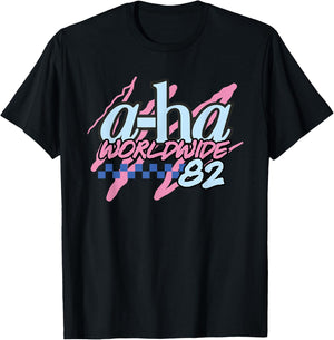 A-Ha '82 Worldwide T-Shirt - T-Shirt | Black