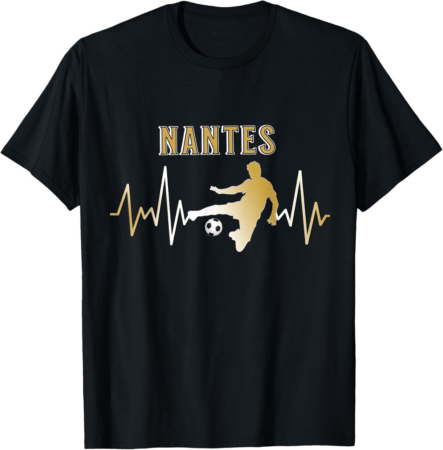 Gift Supporter Nantes Foot Nantes , Black, S T-Shirt - T-Shirt | Black