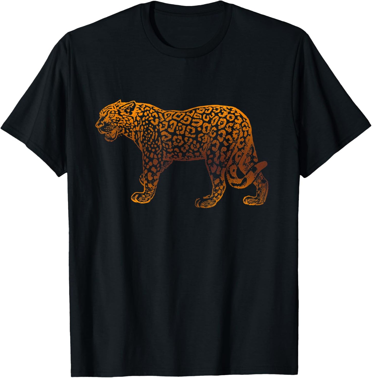 Save The Amur Leopard Endangered Animals Species T-Shirt - T-Shirt | Black