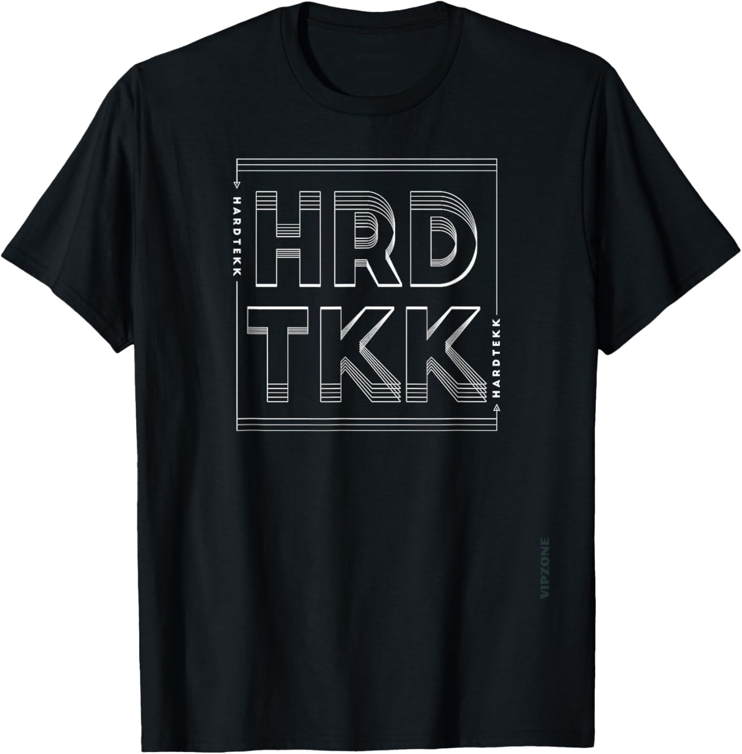 Hardtekk Tekk HRD TKK Outfit by VIPZONE , black T-Shirt - T-Shirt | Black