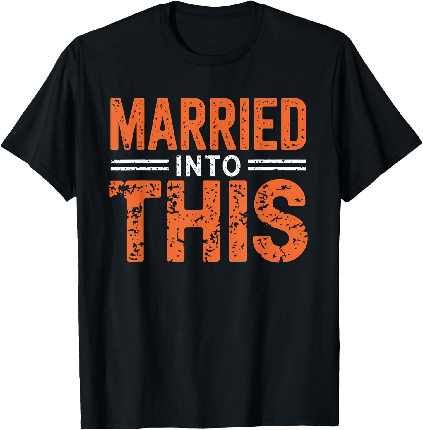 Vintage Married Into This Cleveland T-Shirt - T-Shirt | Black
