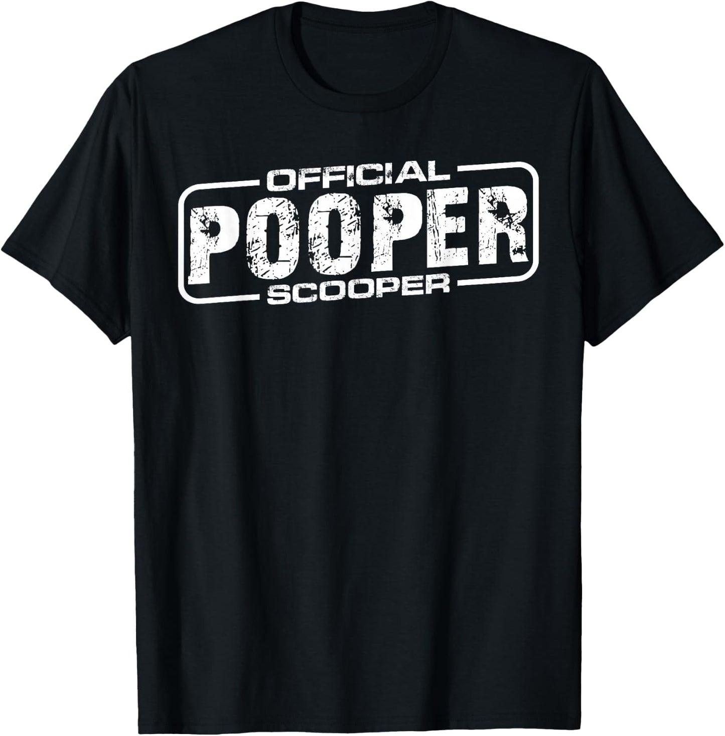 Official Pooper Scooper T-Shirt - T-Shirt | Black