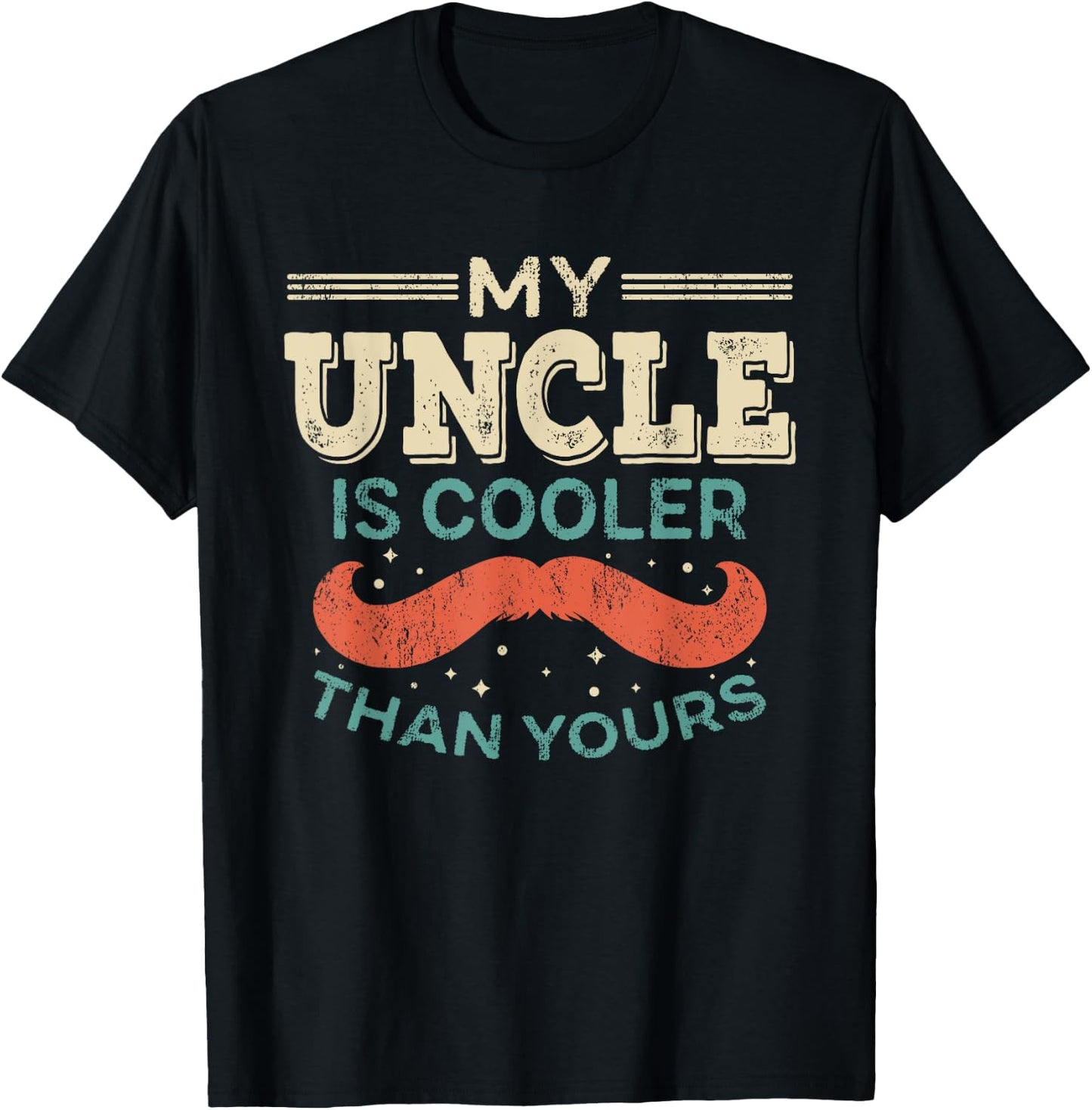 My Uncle is cooler than yours Best Uncle Godfather Toddlers T-Shirt - T-Shirt | Black
