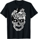 Matching Family chicken Skull Costume Halloween funny 2022 T-Shirt - T-Shirt | Black