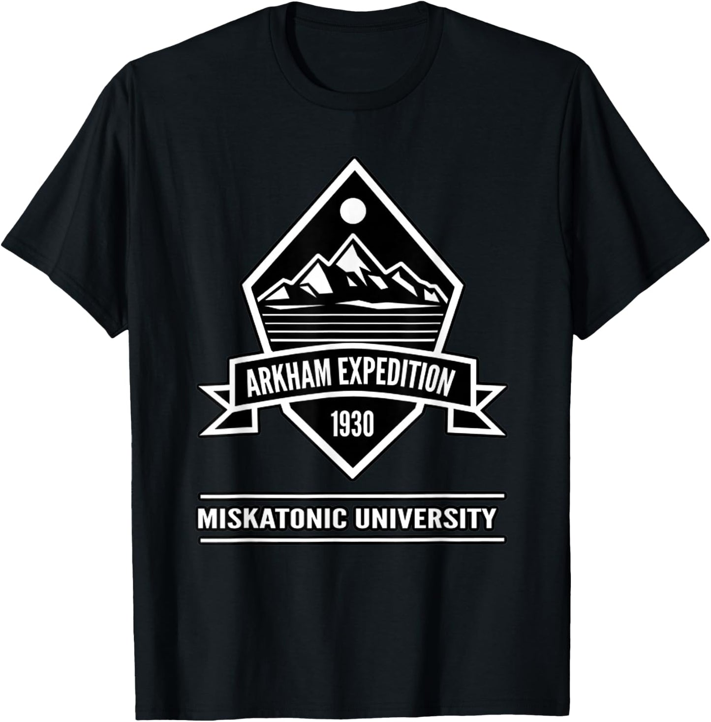 HP Lovecraft theme Arctic mountaineering T-Shirt - T-Shirt | Black
