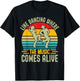 Line Dancing Where The Music Comes Alive I Line Dancing T-Shirt - T-Shirt | Black