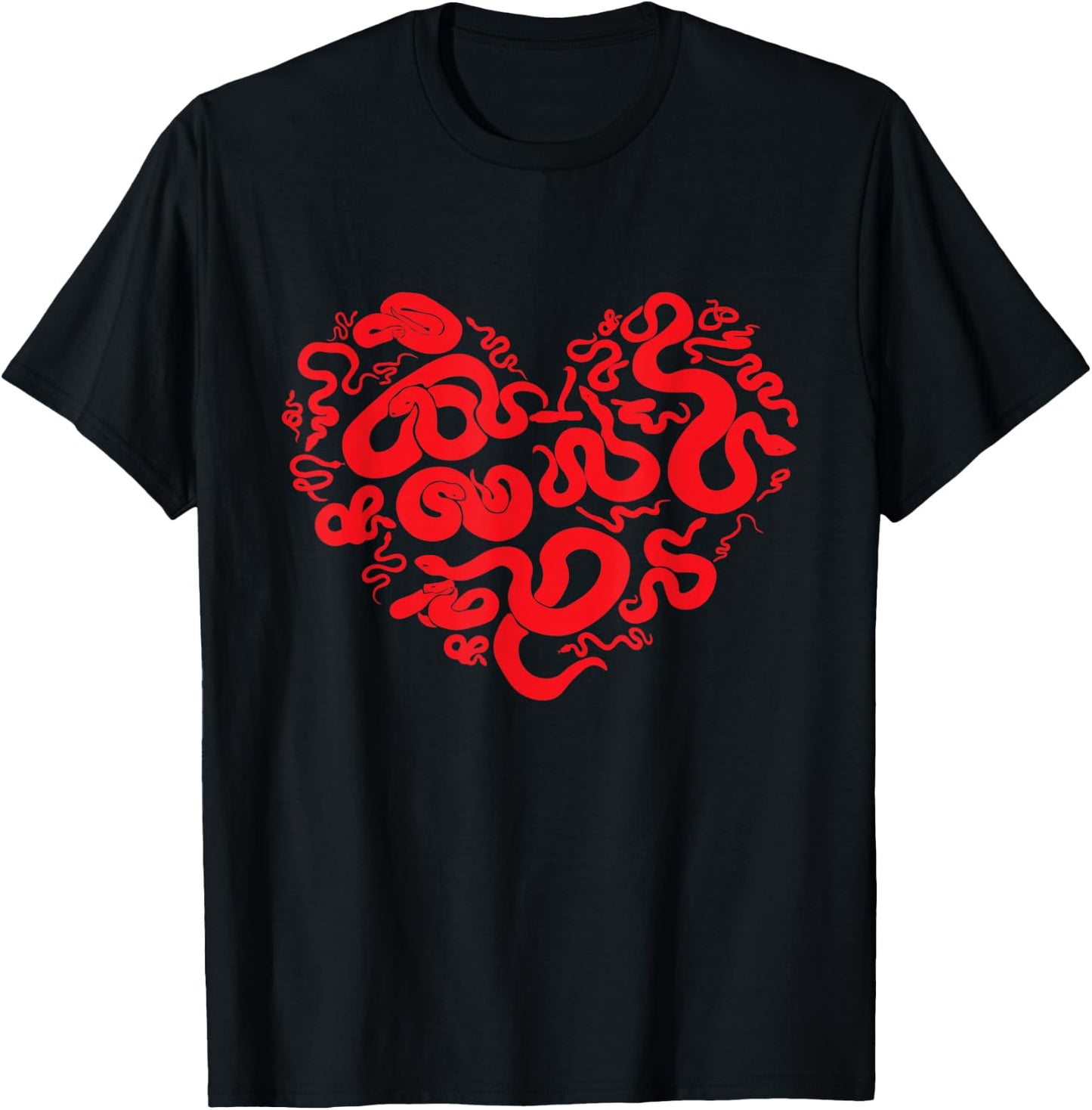 Valentines Snake - Snakes Reptile Zoo Zookeeper Herpetology T-Shirt - T-Shirt | Black