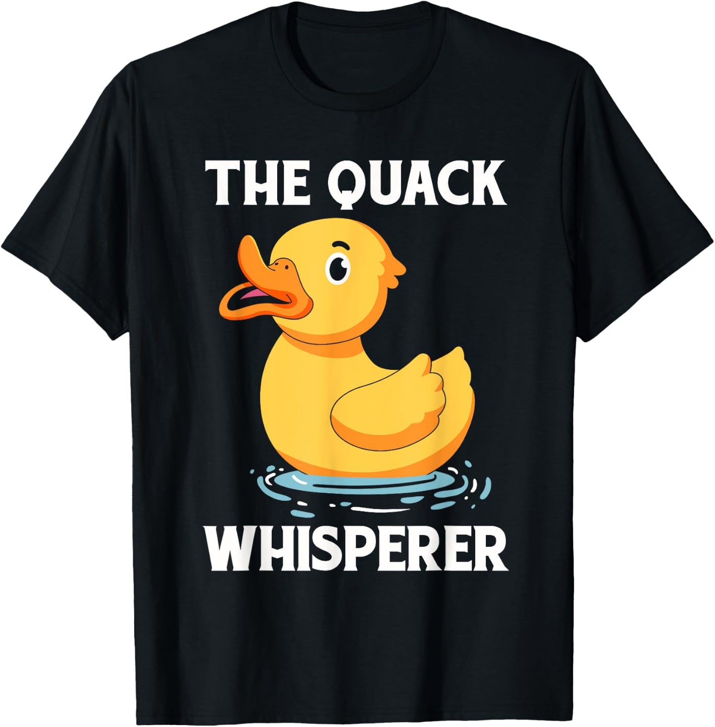Duck Gifts Women Rubber Ducky Meme Quack T-Shirt - T-Shirt | Black