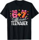 6+7 Official Teenager Dreizehnter Geburtstag Brainrot T-Shirt - T-Shirt | Black