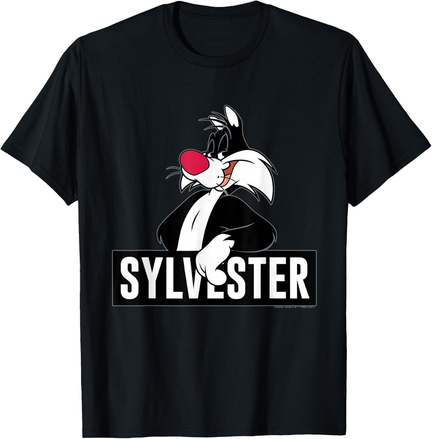 Looney Tunes Sylvester T-Shirt - T-Shirt | Black