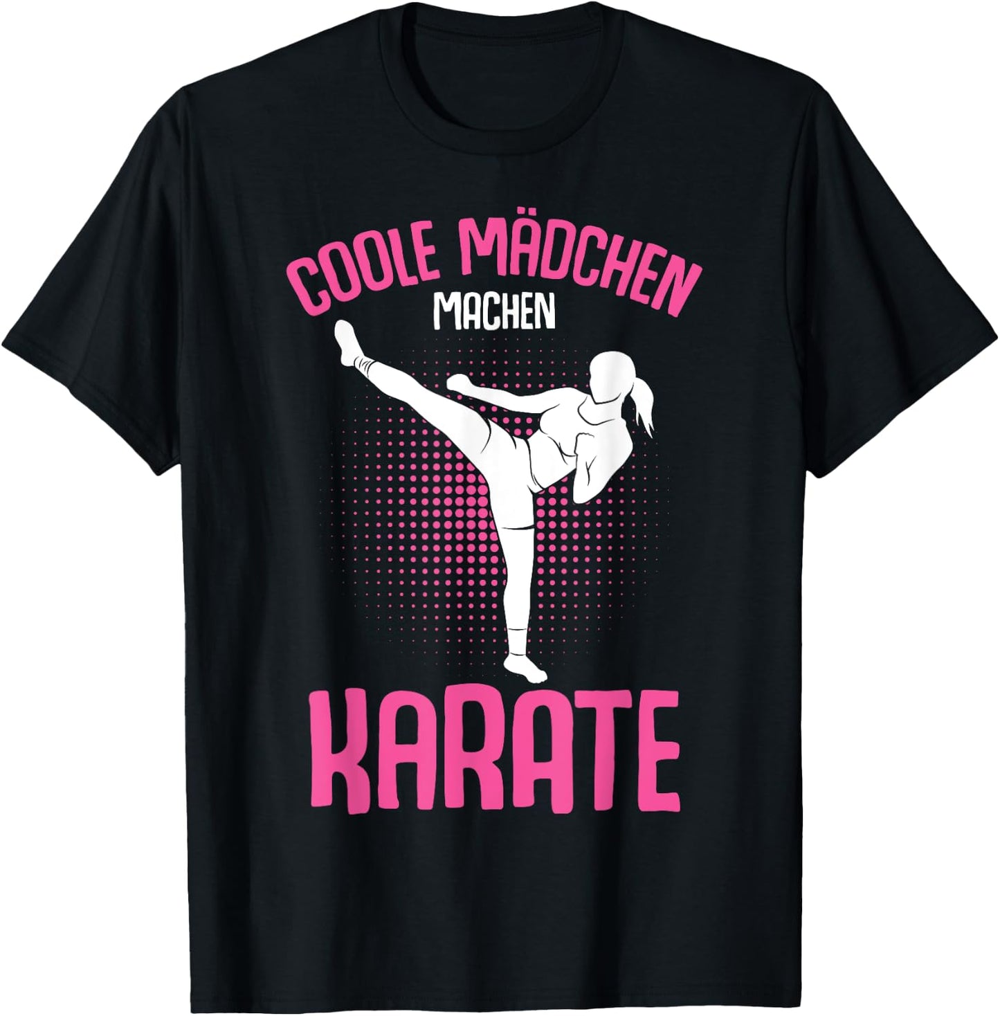 Cool Girls Make Karate Children's , black T-Shirt - T-Shirt | Black