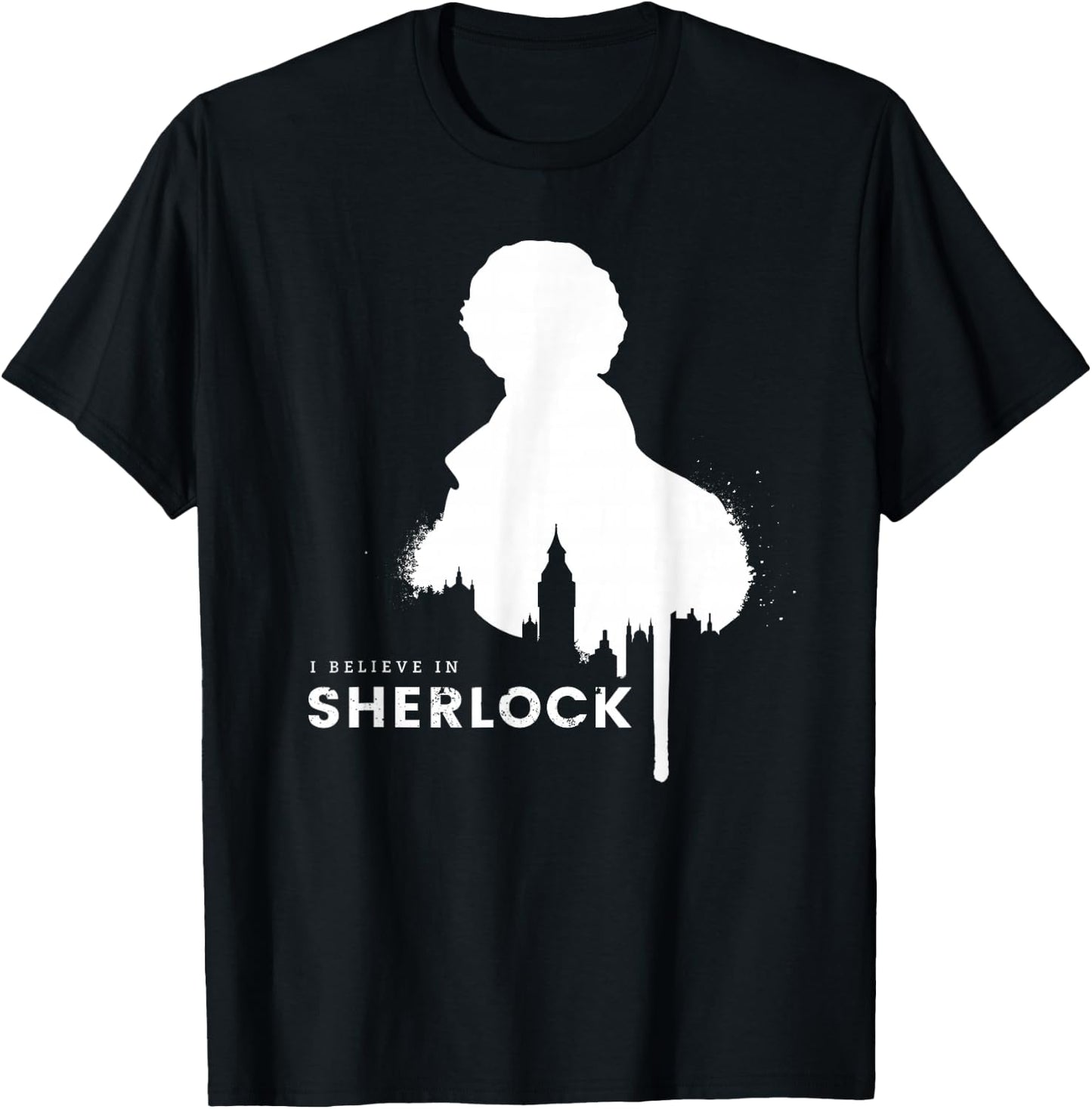 Ich glaube an Sherlock T-Shirt - T-Shirt | Black