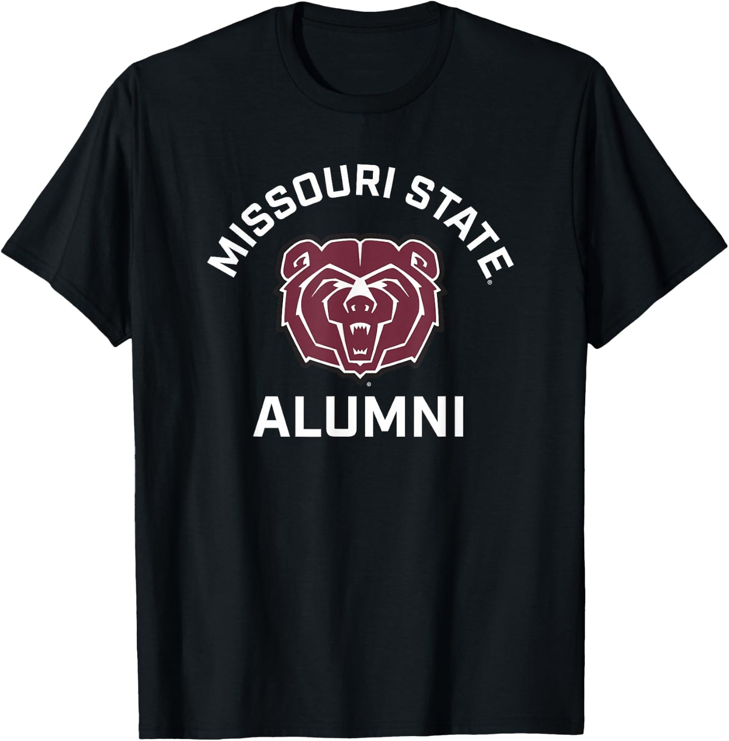 Missouri State University MSU Bears Arched Alumni T-Shirt - T-Shirt | Black