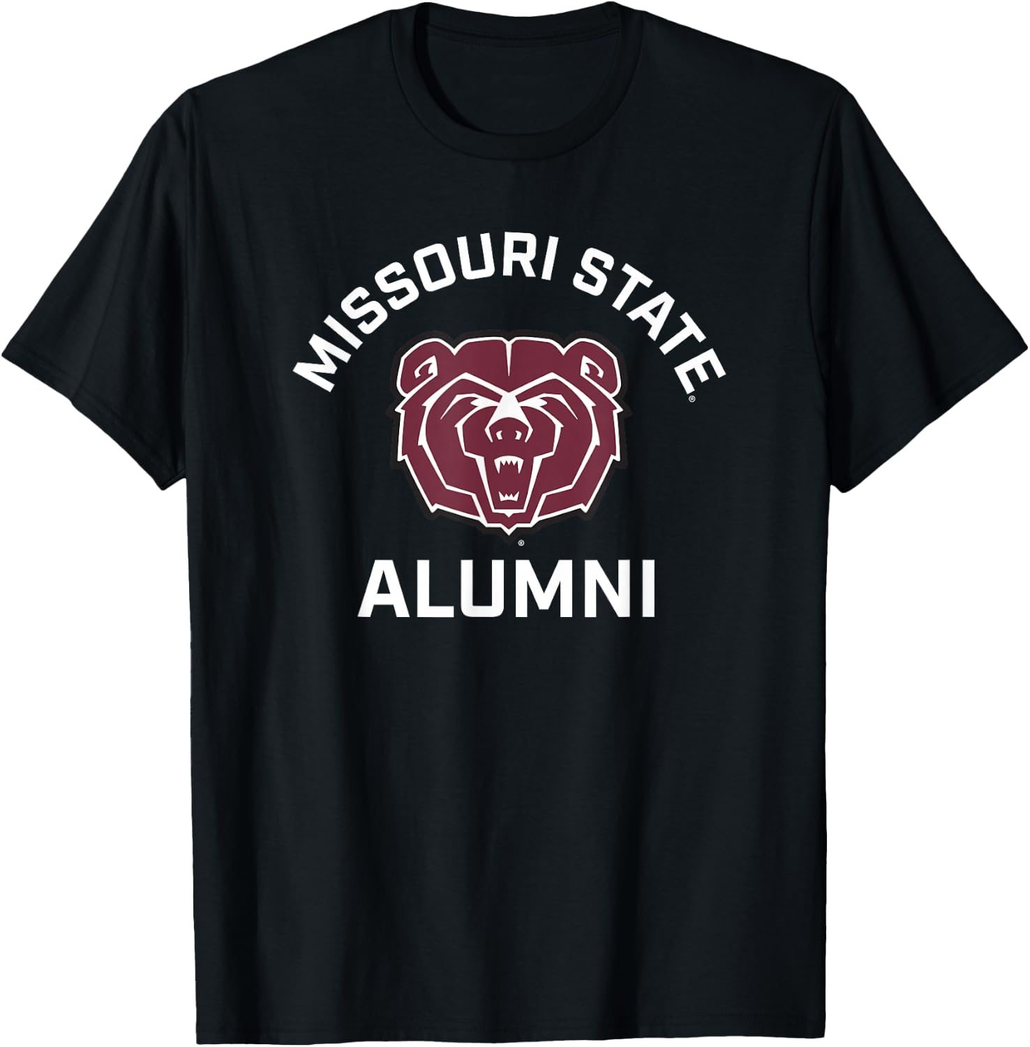 Missouri State University MSU Bears Arched Alumni T-Shirt - T-Shirt | Black