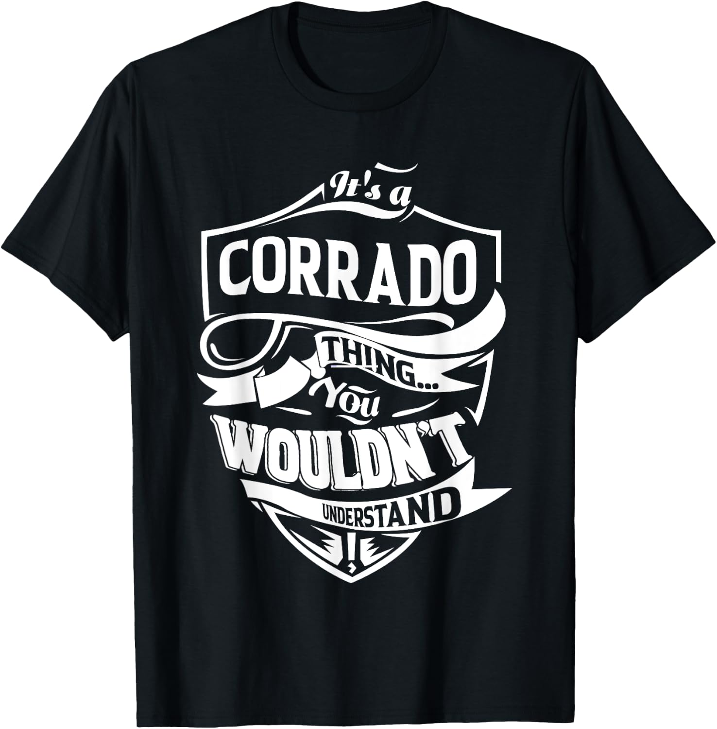 It's a gift Corrado Thing T-Shirt - T-Shirt | Black