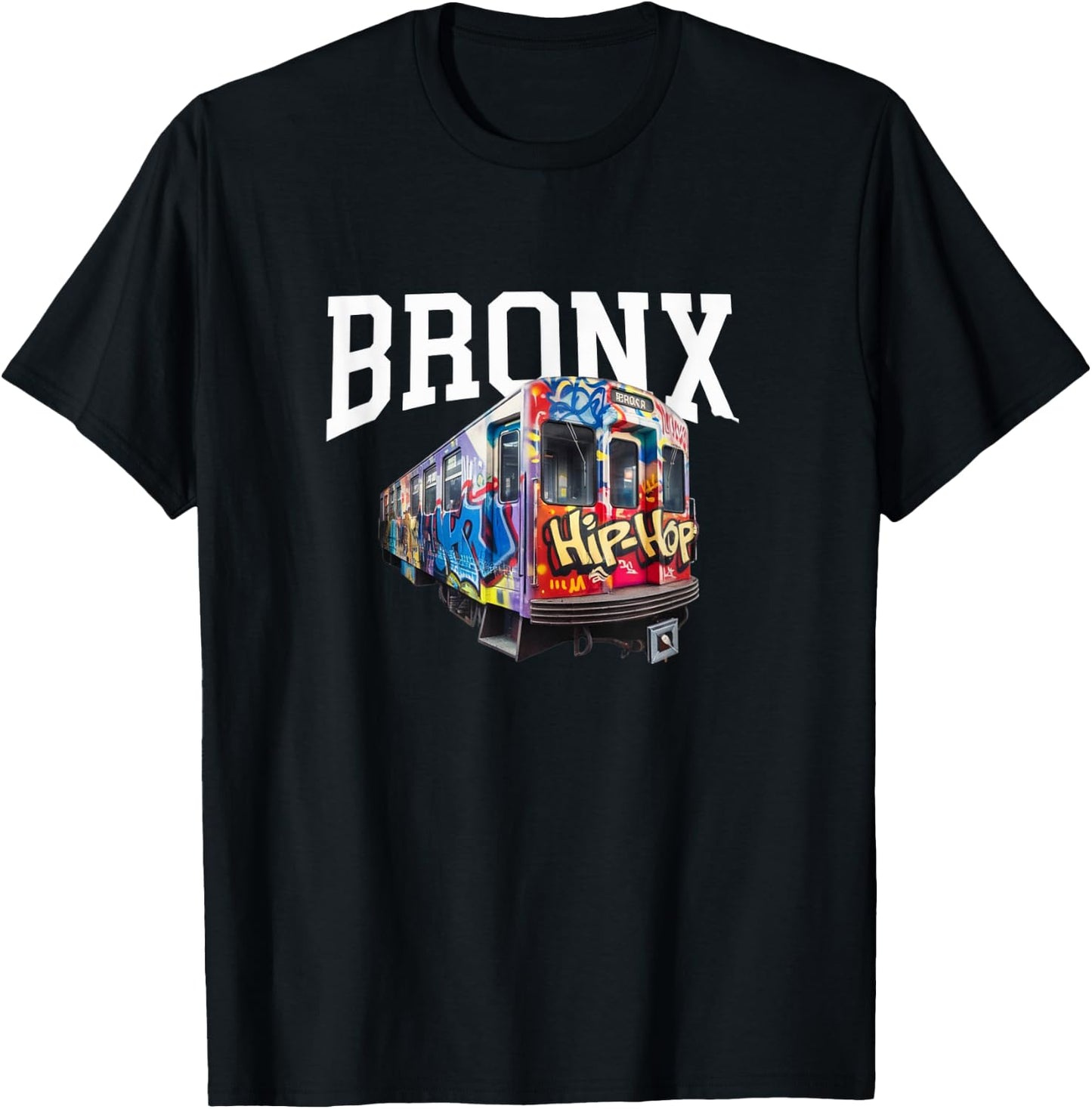 50 Years of Hip-Hop Bronx Subway Graffiti 50th Anniversary T-Shirt - T-Shirt | Black