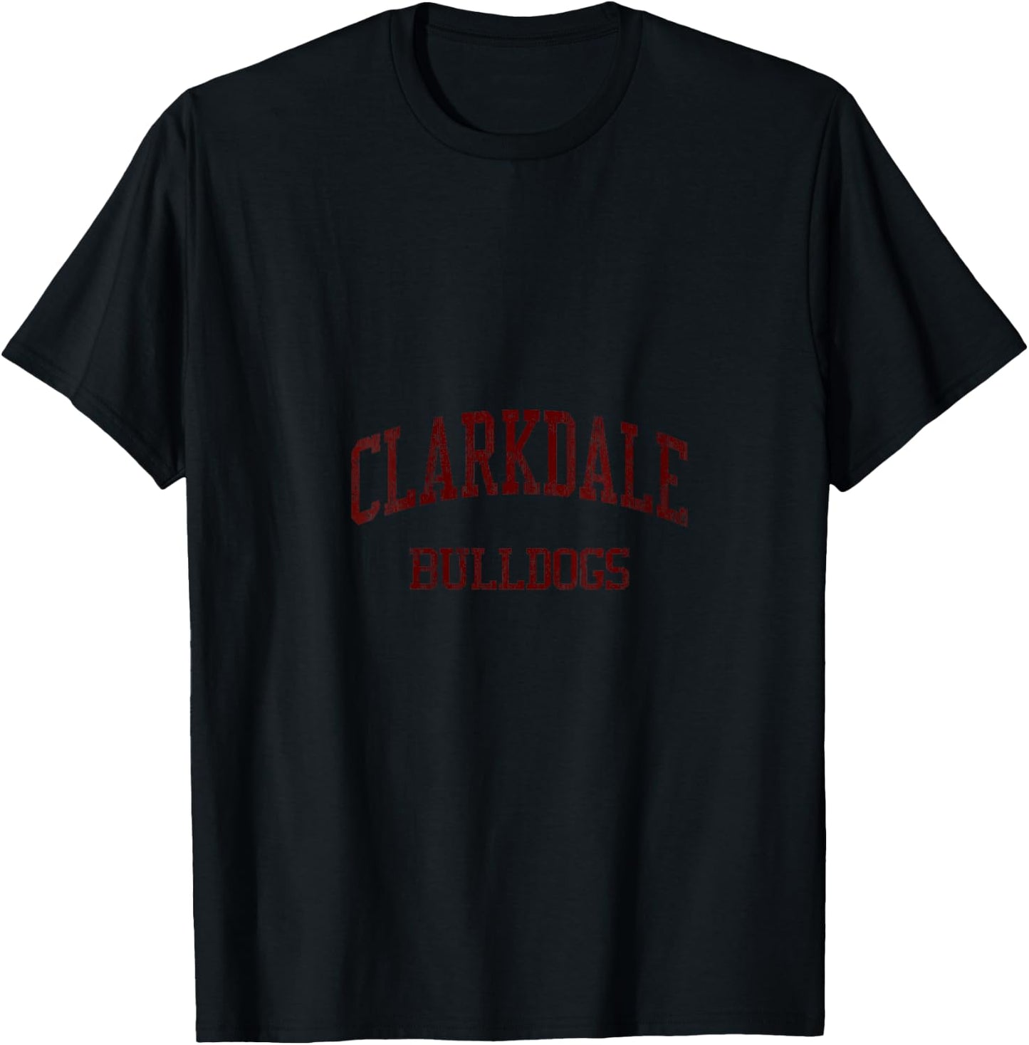 Clarkdale High School HS Meridian MS Vintage Sports V-Neck T-Shirt - T-Shirt | Black