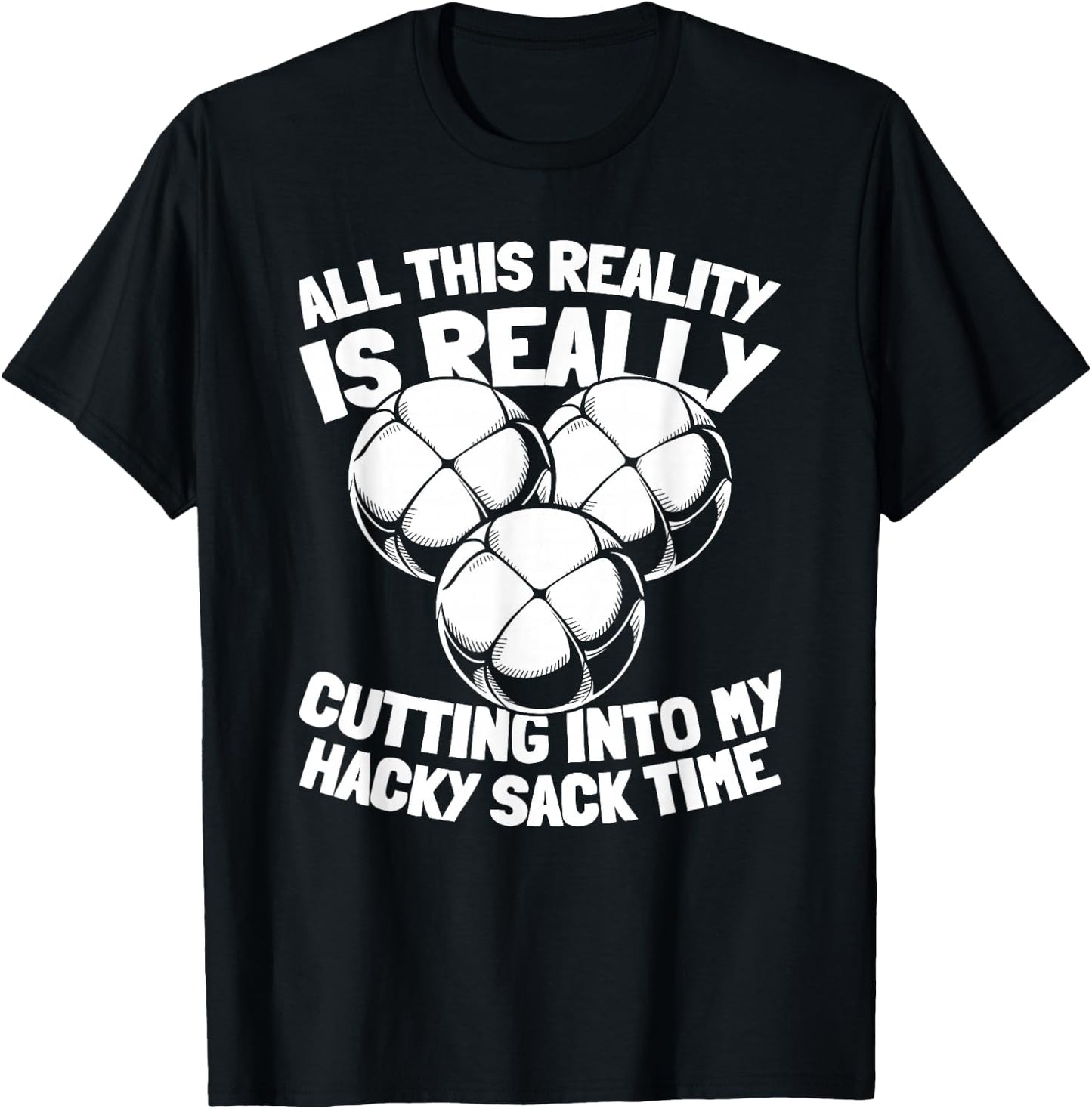 Recreation Footbag - Coordination Hacky Sack T-Shirt - T-Shirt | Black