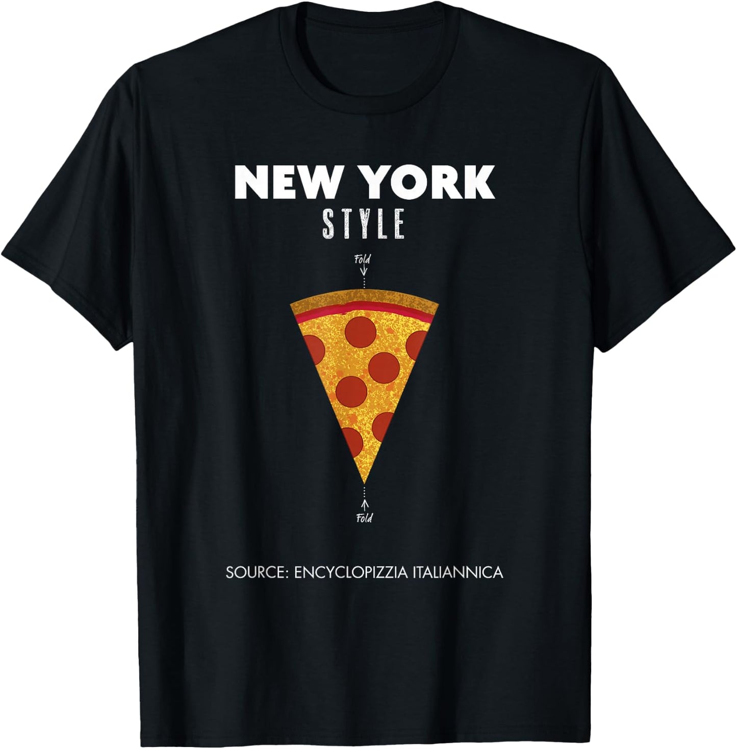 Regional Pizza New York Style T-Shirt - T-Shirt | Black