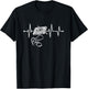 Retro Music Cassette Heartbeat Vintage Mixtape , black T-Shirt - T-Shirt | Black