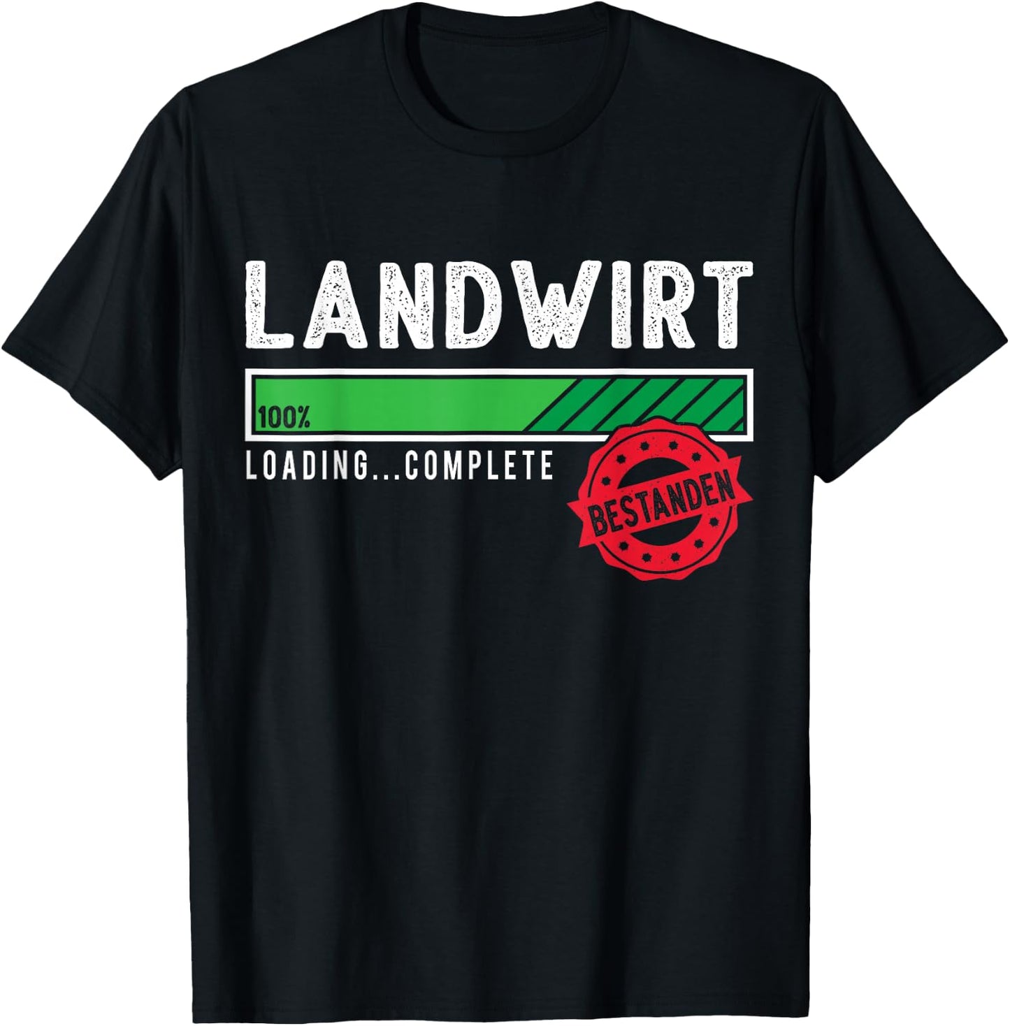 Landwirt Ausbildung Prüfung Bestanden T-Shirt - T-Shirt | Black