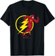 Children's The Flash Running Emblem Camiseta , black T-Shirt - T-Shirt | Black