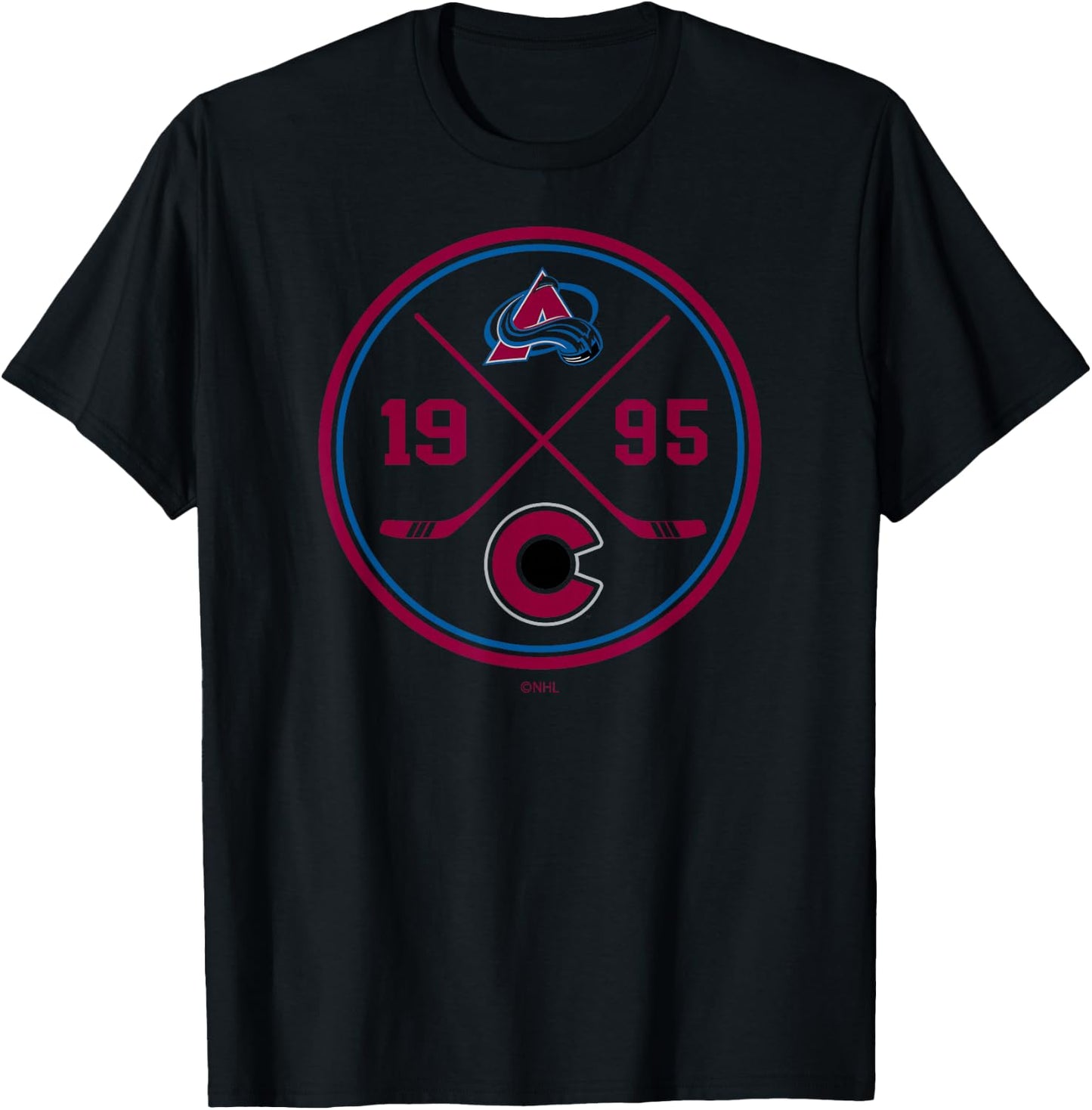 Colorado Avalanche Prize White Officially Licensed T-Shirt - T-Shirt | Black