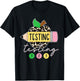 Testing Testing 123 Leopard Test Day For Teachers Students T-Shirt - T-Shirt | Black