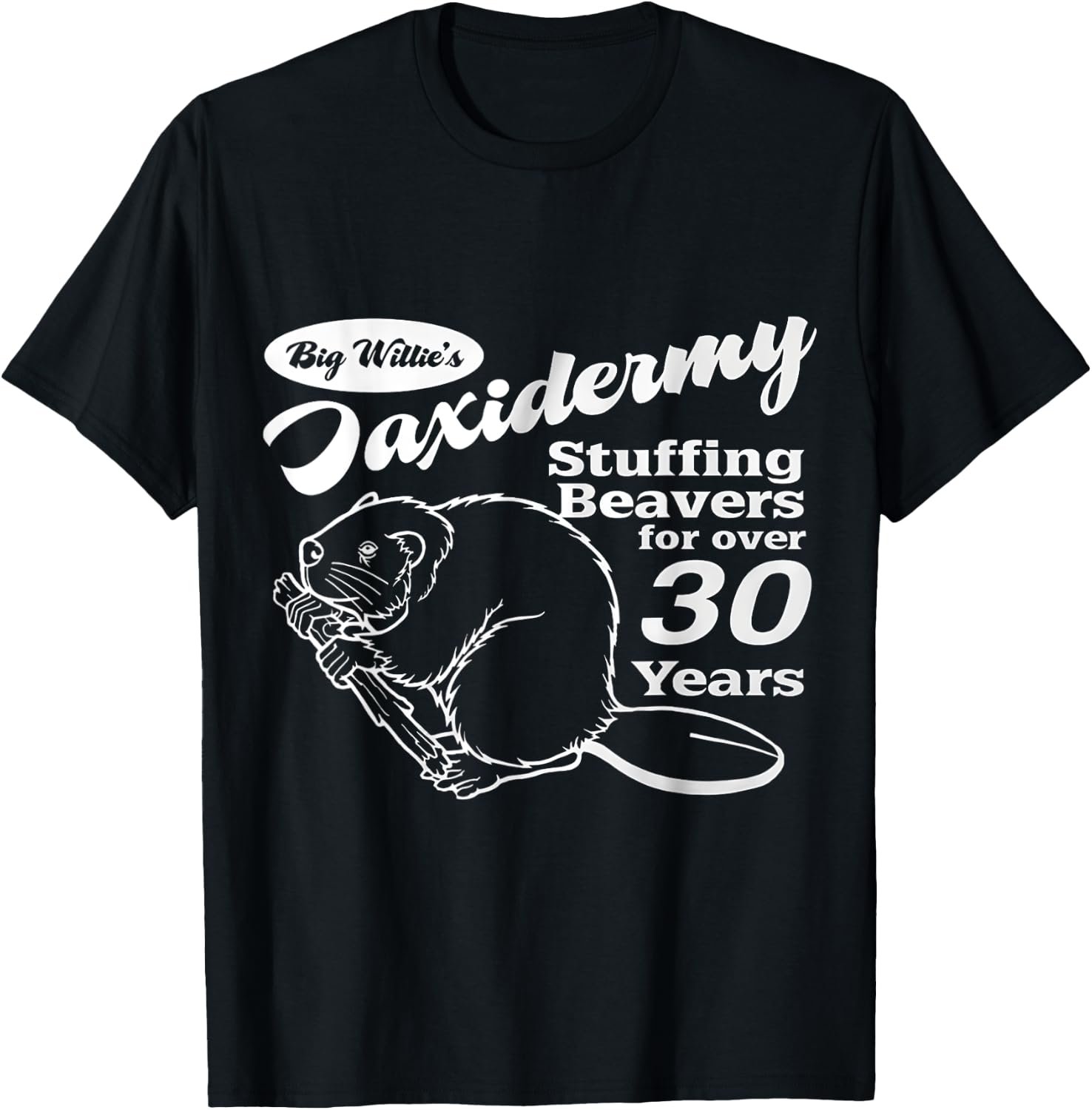 Offensive Stuffing Beavers T-Shirt - T-Shirt | Black