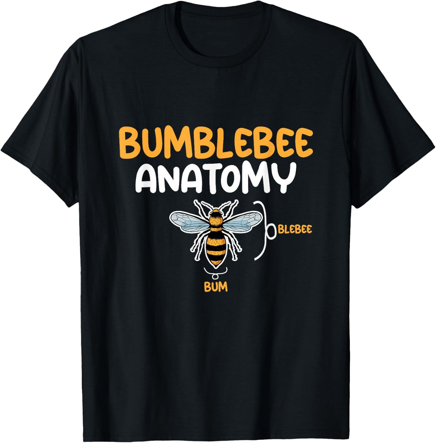 Bumblebee anatomy T-Shirt - T-Shirt | Black