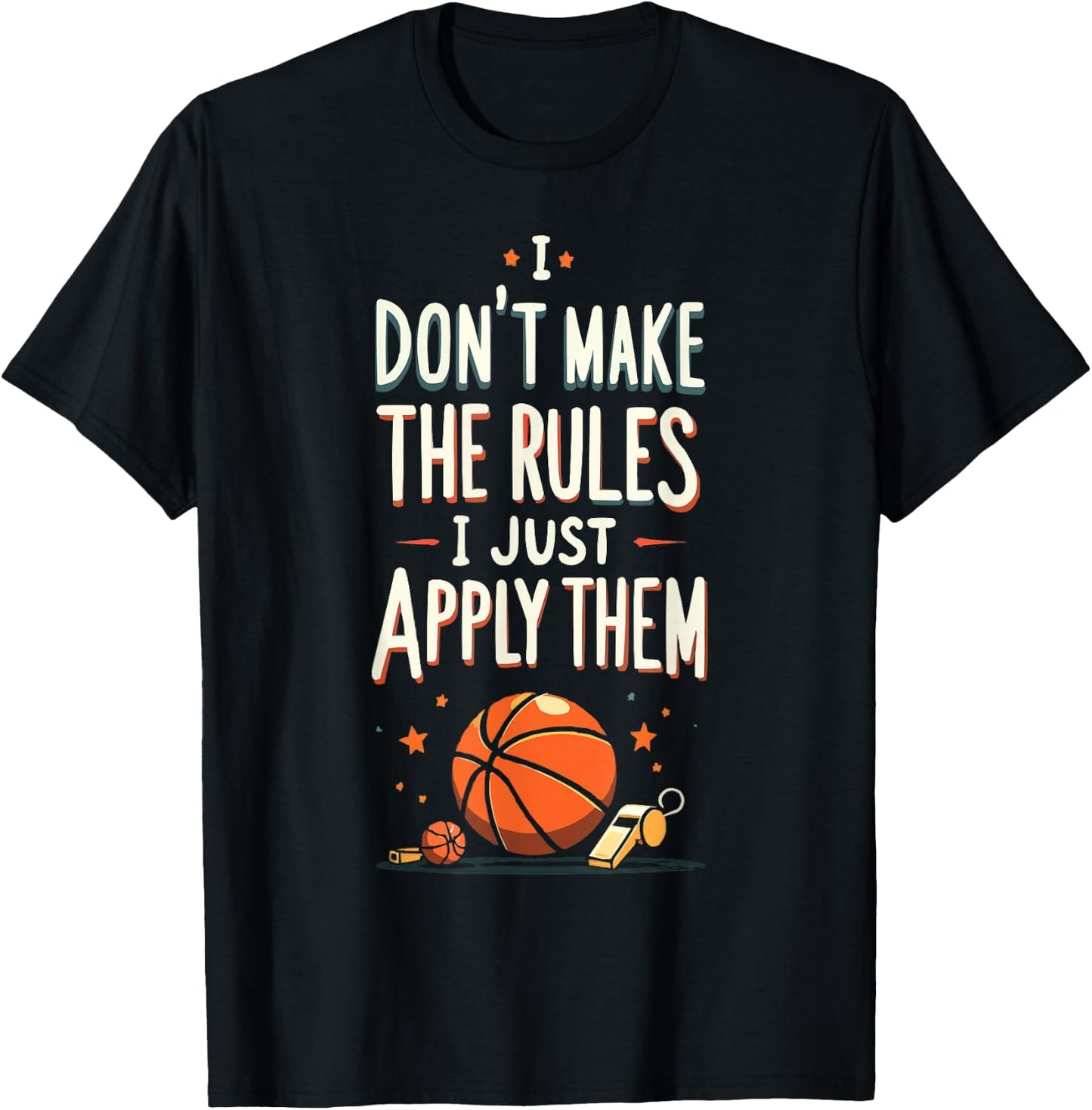 Basketball Game Official T-Shirt - T-Shirt | Black
