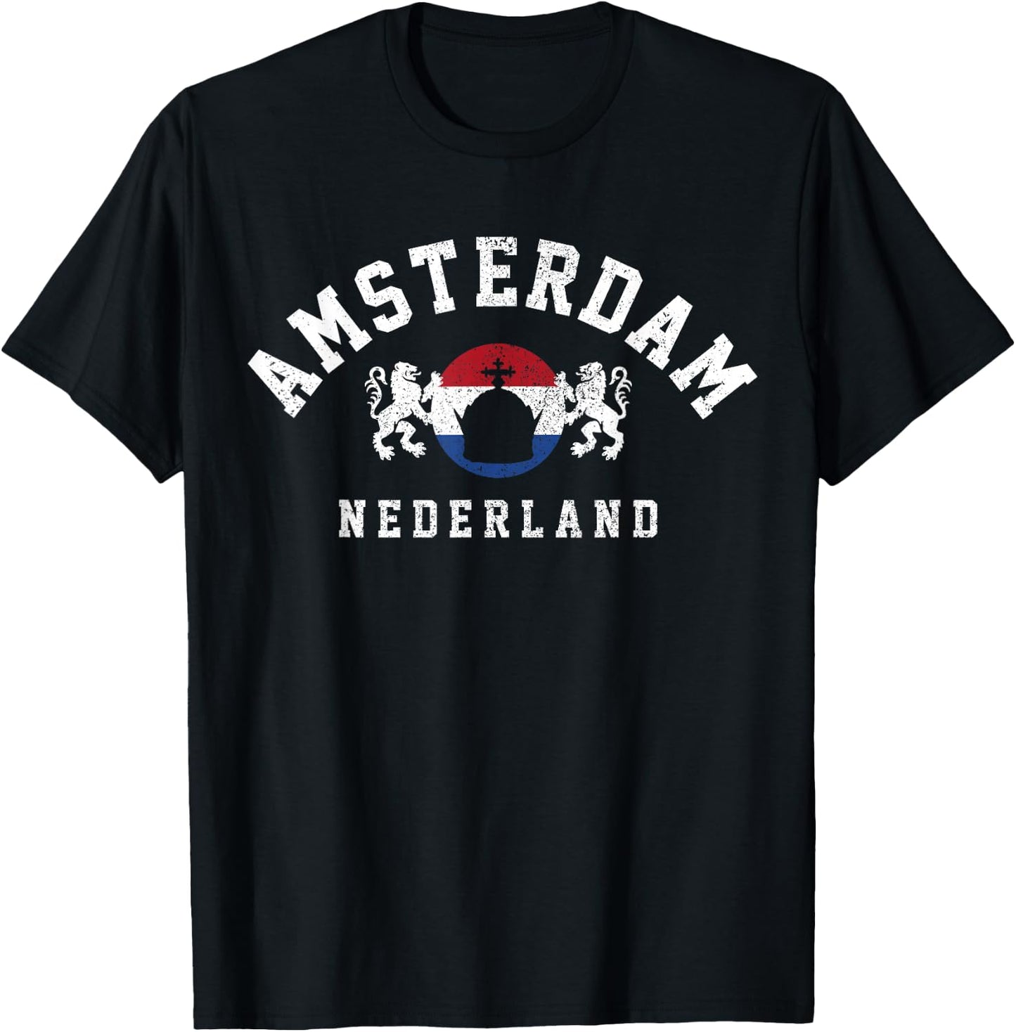 Amsterdam Nederland - Netherlands Holland Souvenir Gift T-Shirt - T-Shirt | Black