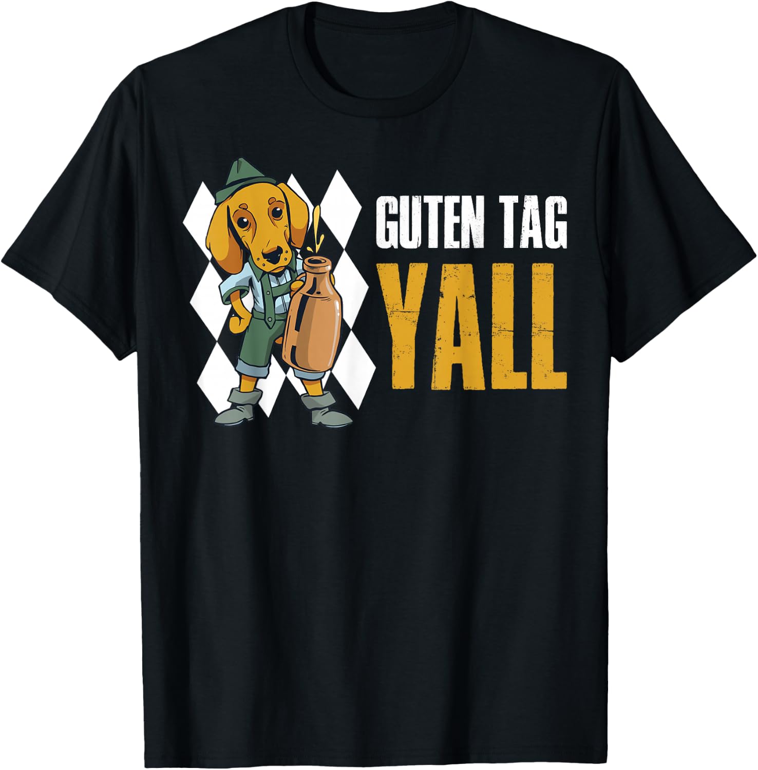 Guten Tag Yall T-Shirt - T-Shirt | Black