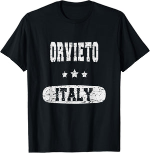 Vintage Orvieto, Italy T-Shirt - T-Shirt | Black