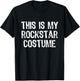 This Is My Rockstar Halloween Costume Lazy Easy Rock-Star T-Shirt - T-Shirt | Black