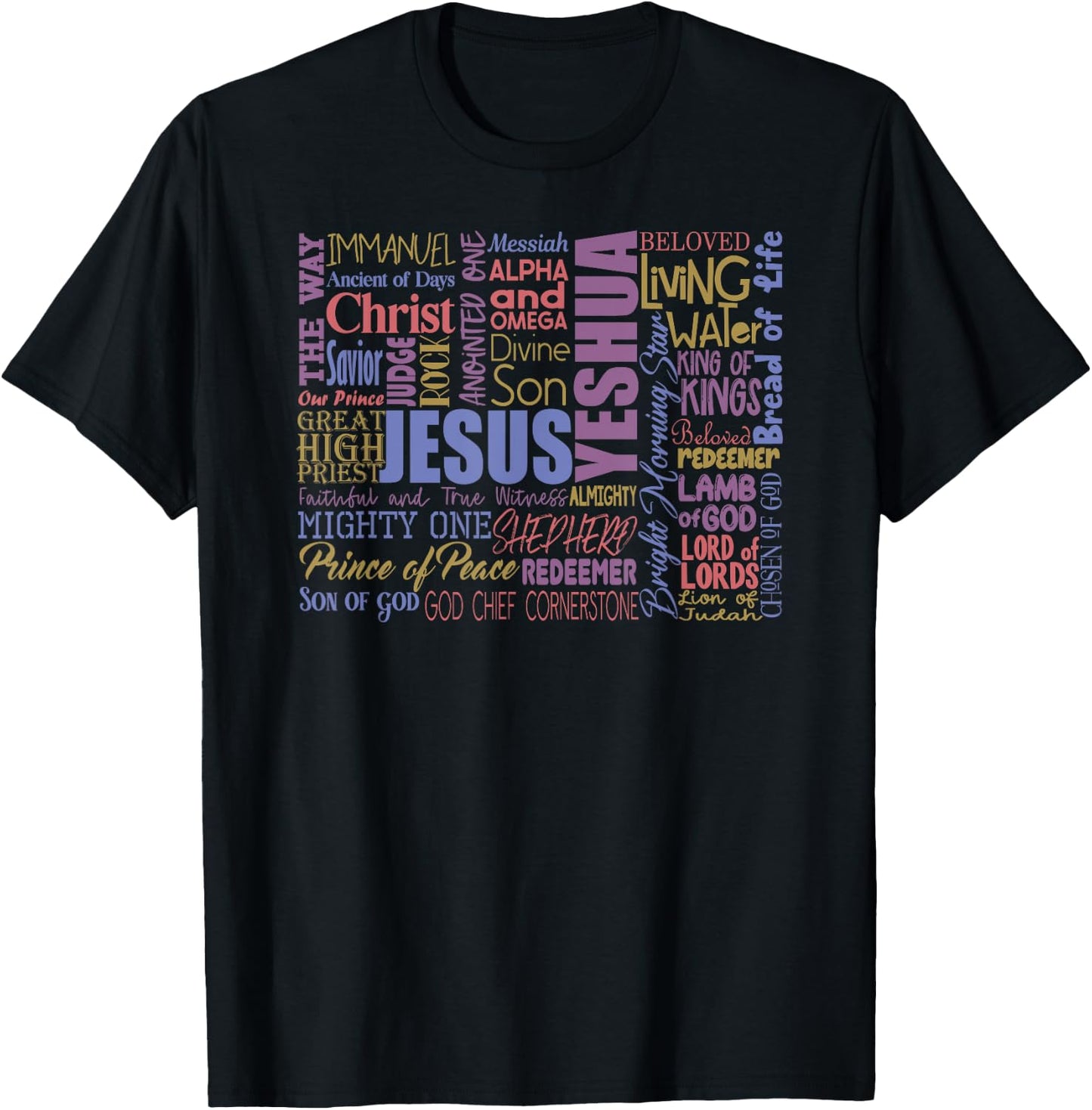 Names of God T-Shirt - T-Shirt | Black