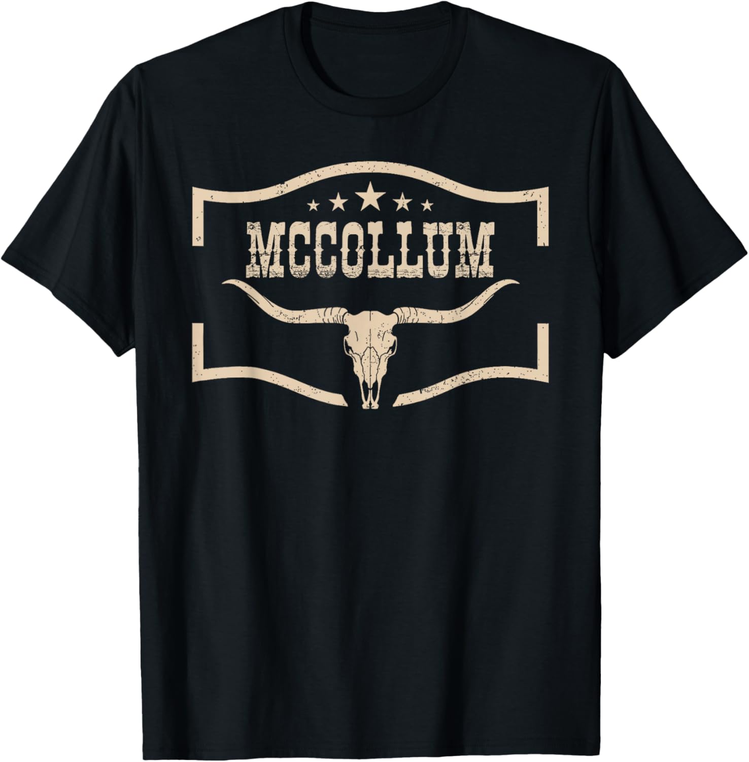 Vintage McCollum Personalized, McCollum Family Pride T-Shirt - T-Shirt | Black