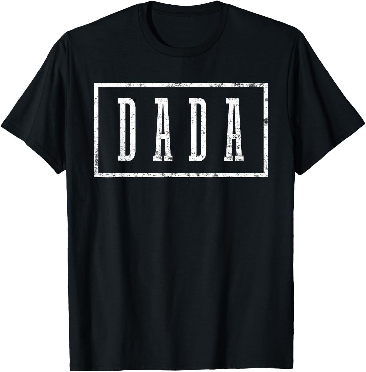 Dada - Sleek Framed Design Father's Day Dada T-Shirt - T-Shirt | Black