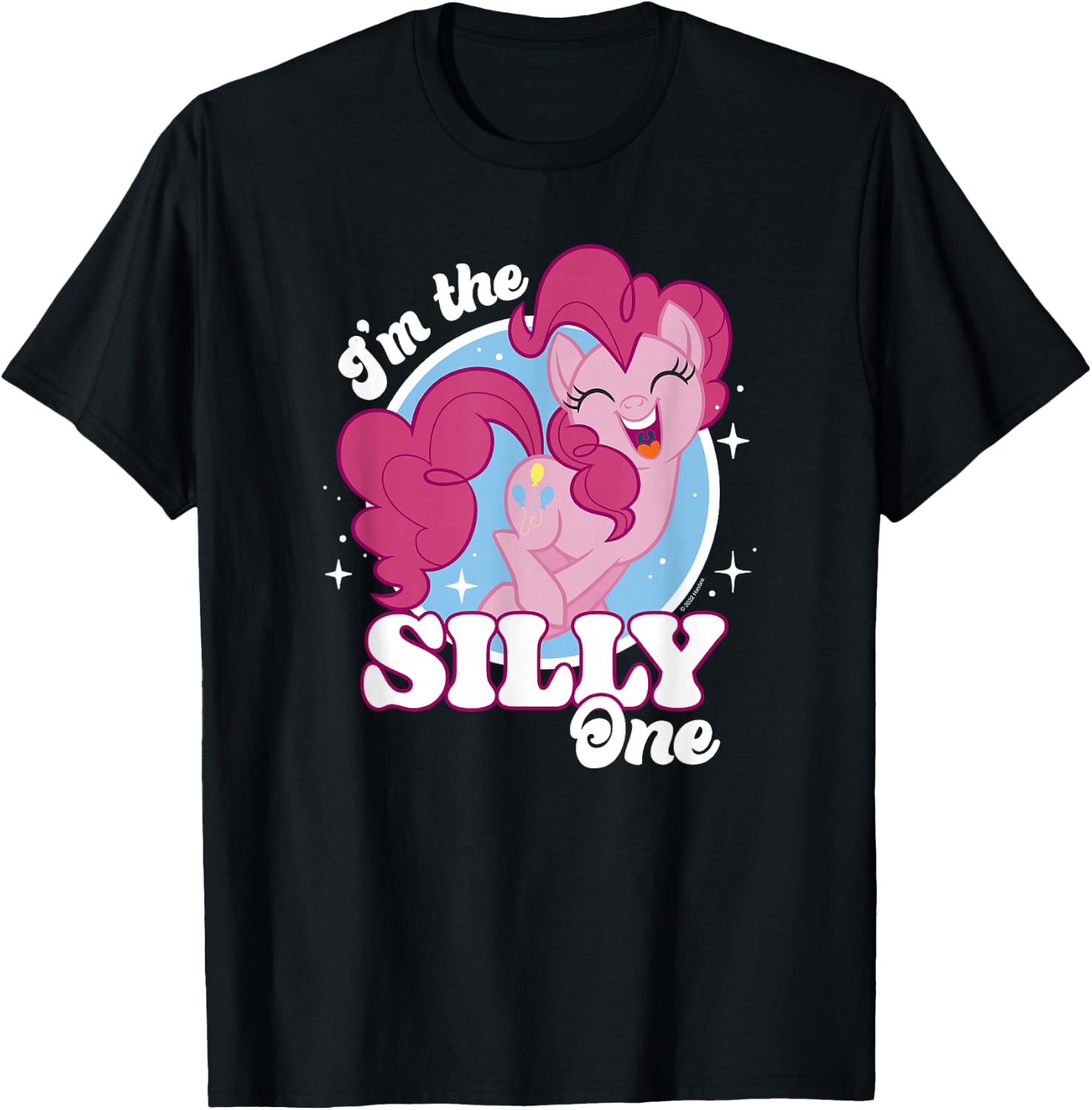My Little Pony Pinkie Pie I'm The Silly One Poster , black T-Shirt - T-Shirt | Black