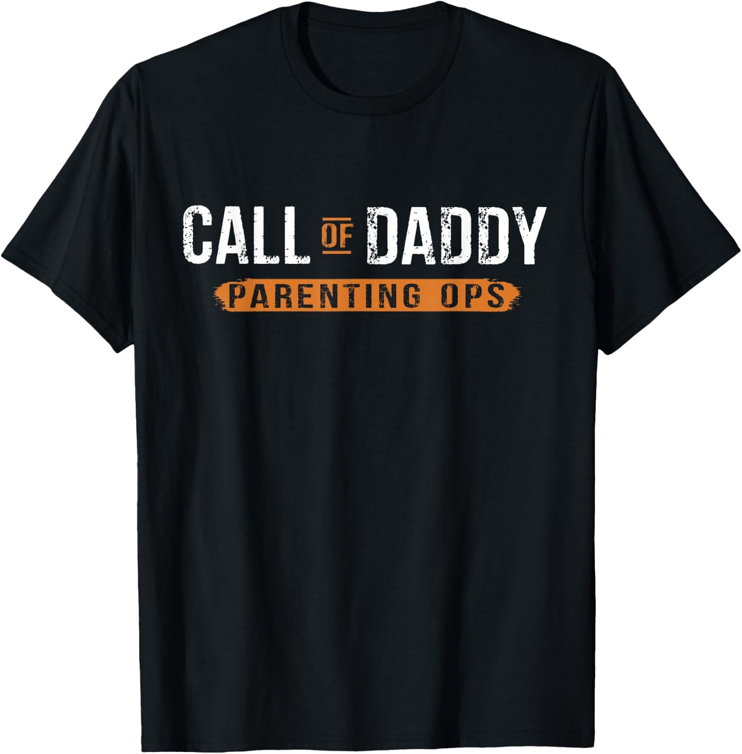 Gamer Dad Call of Daddy Parenting Ops Father's Day T-Shirt - T-Shirt | Black