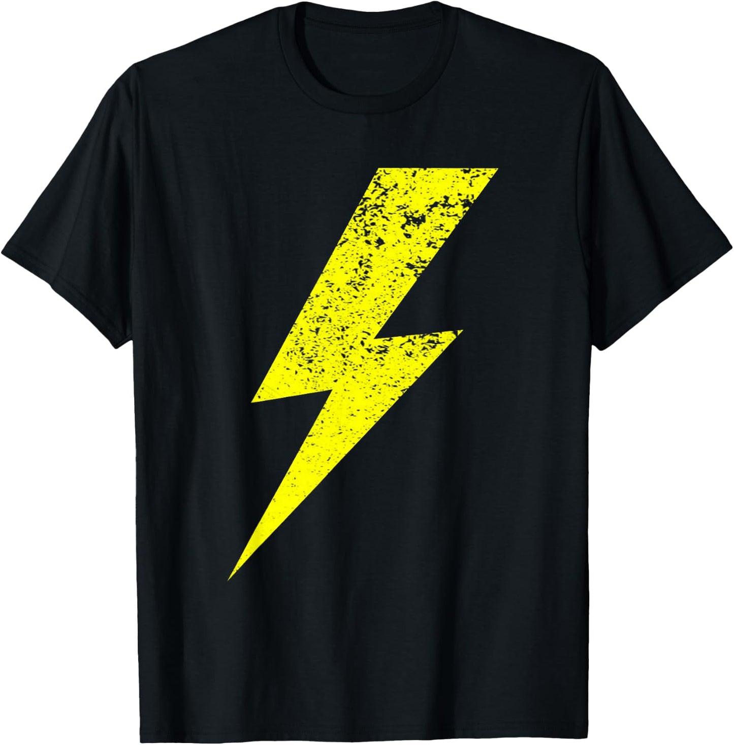 Designs with Yellow Flashes , black T-Shirt - T-Shirt | Black