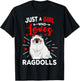 Ragdoll Cat Just A Girl Who Loves Ragdolls Cat Lover T-Shirt - T-Shirt | Black