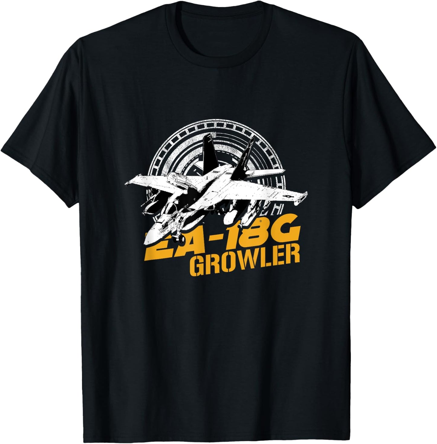 EA-18G Growler Shirt Vintage Machine Veteran Pilot T-Shirt - T-Shirt | Black