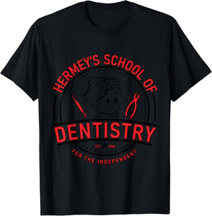 Hermey’s School of Dentistry Christmas Dental Hygienist T-Shirt - T-Shirt | Black