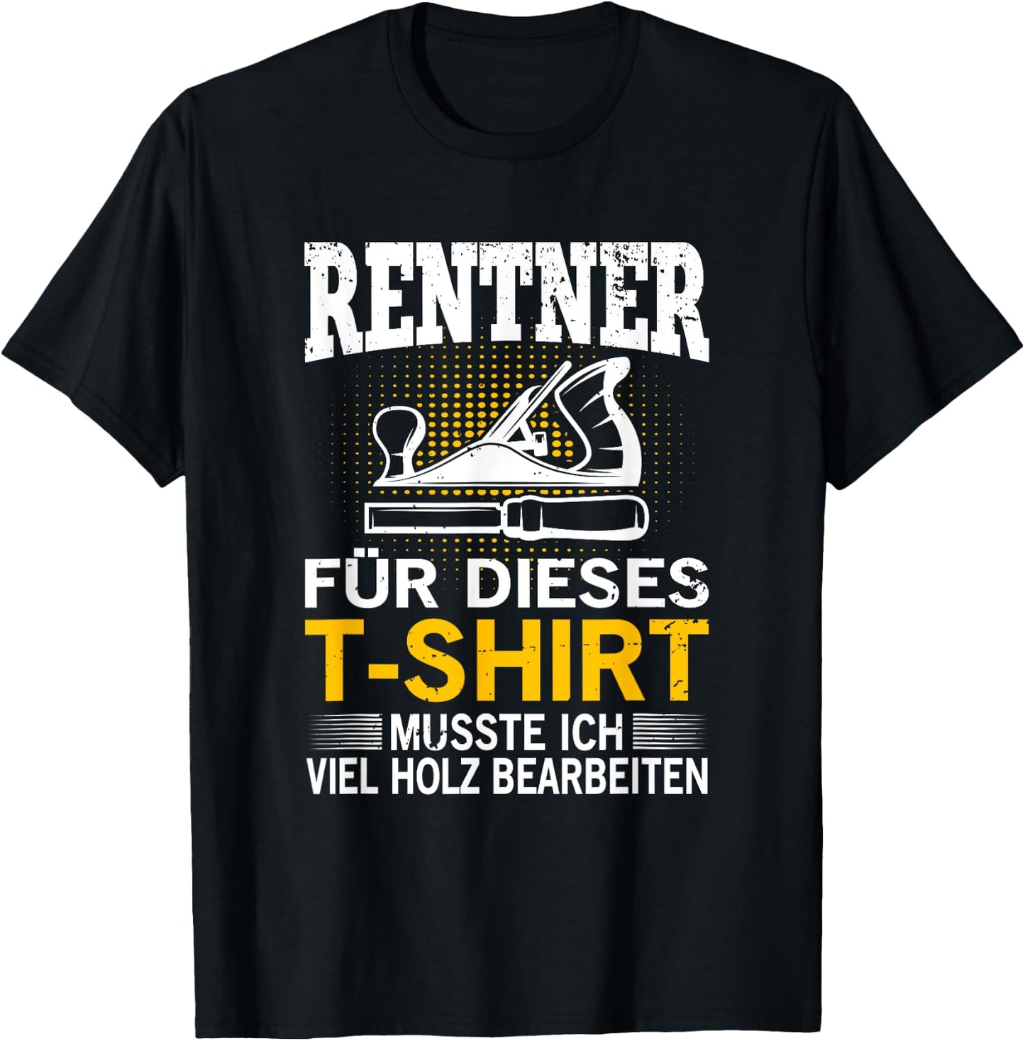 Tischler Schreiner in Rente Ruhestand Rentner Geschenk T-Shirt - T-Shirt | Black