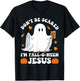 Cute Ghost Christian Halloween Fall-O-Ween Jesus Pumpkin T-Shirt - T-Shirt | Black