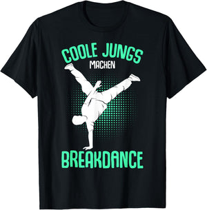 Cool Boys Make Breakdance Breakdancing Children's , black T-Shirt - T-Shirt | Black