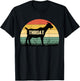 Funny Retro Throat Goat Sunset - Adult Humor Costume T-Shirt - T-Shirt | Black