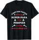 Super Dad Fireman Je Manager Funny Gift Firefighters , Black, S T-Shirt - T-Shirt | Black